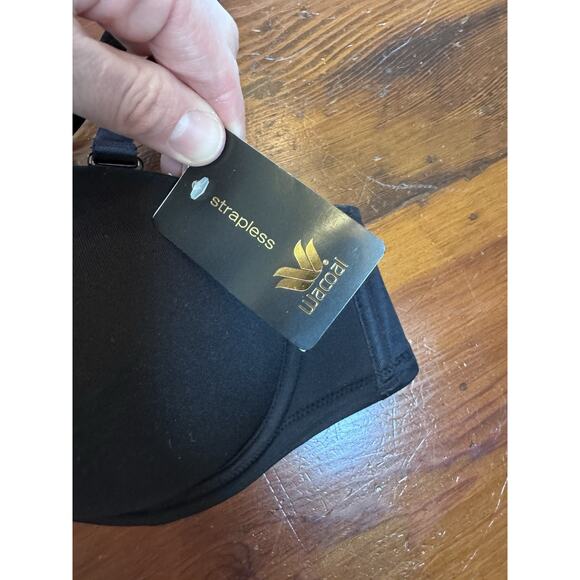 Wacoal Red Carpet Strapless Bra With Straps Black 36C NWT $76 - Picture 6 of 10